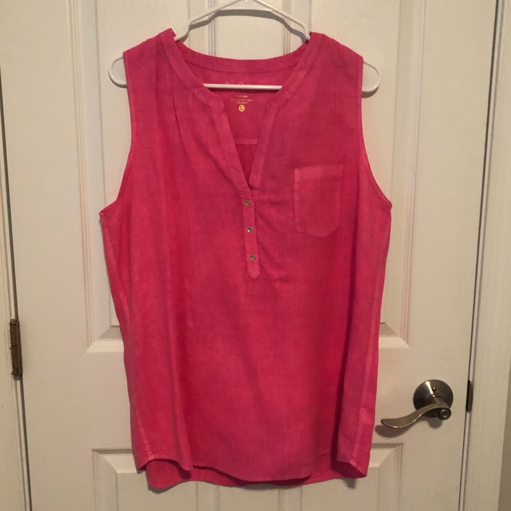 Lily Pulitzer sleeveless tunic size large